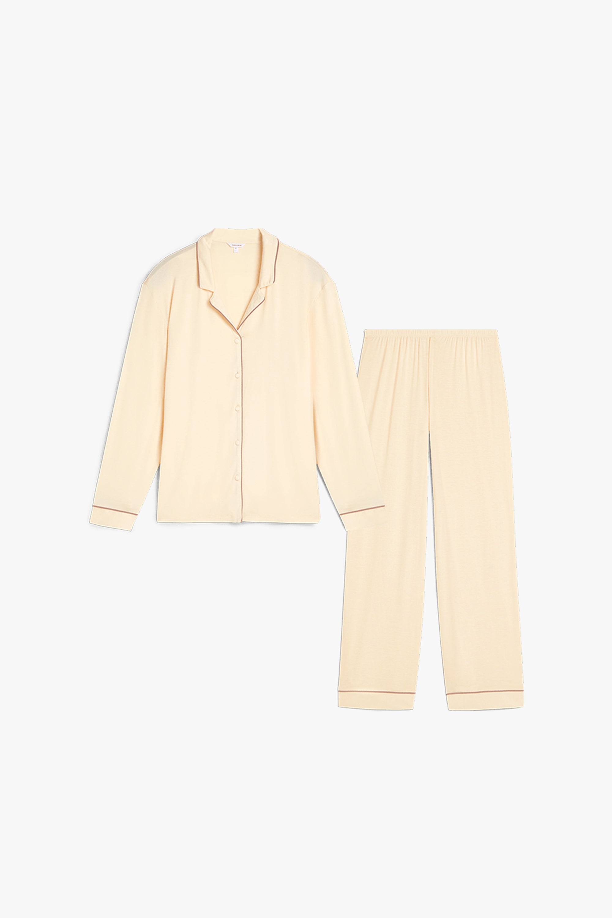 Langärmliges gestreiftes Pyjama-Oberteil