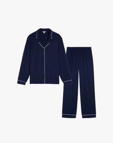 Langärmliges gestreiftes Pyjama-Oberteil