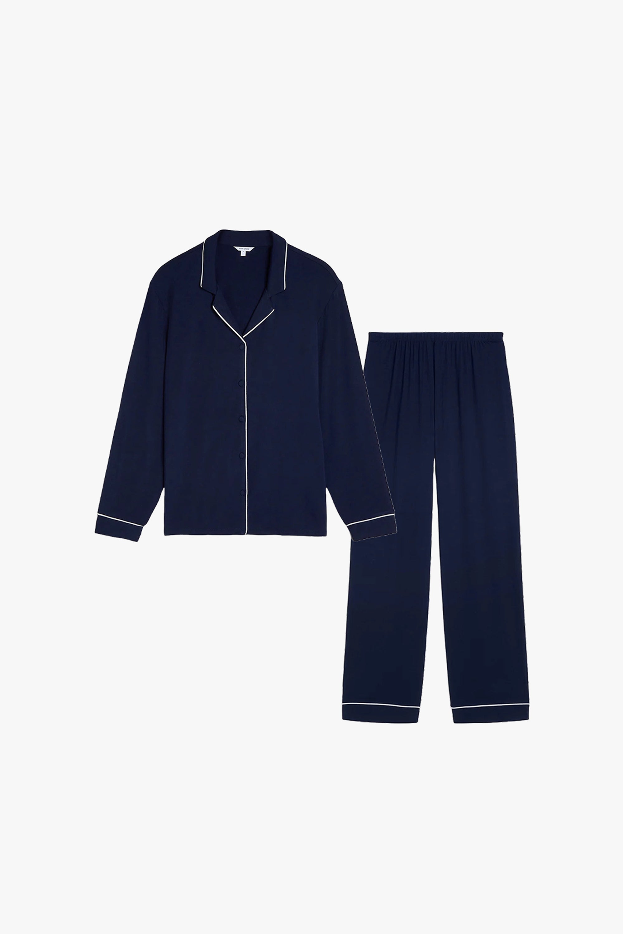 Langärmliges gestreiftes Pyjama-Oberteil