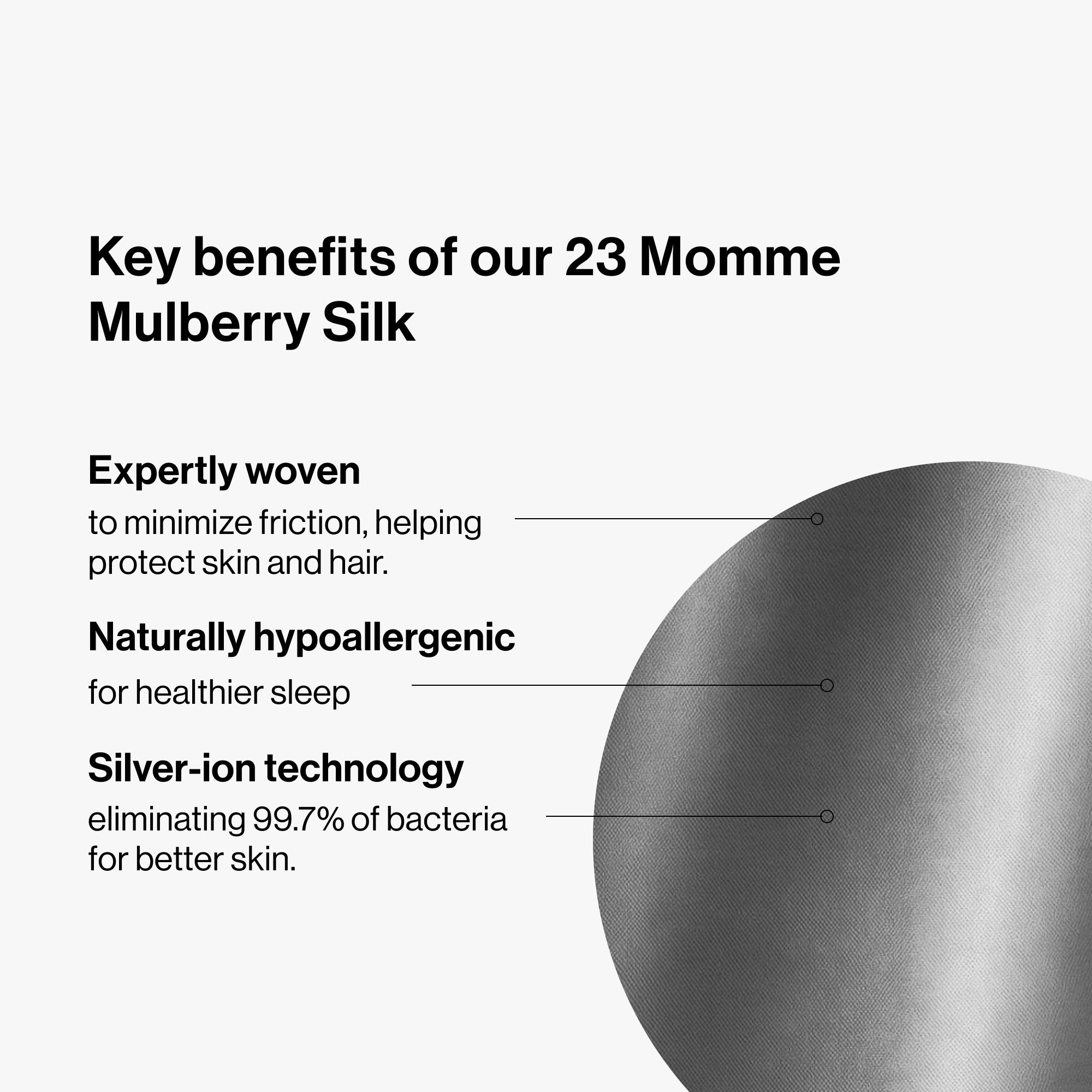 Premium Silk Seidenkissenbezug