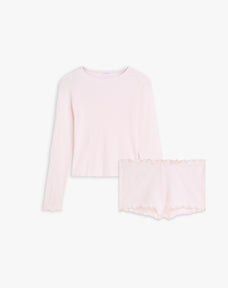 Pointelle Jersey Sleep Set