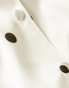 Long Premium Silk PJ Set - Polkadot