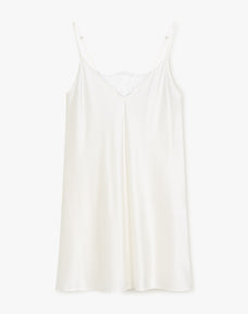 Slipdress aus 100 % Seide für die Braut