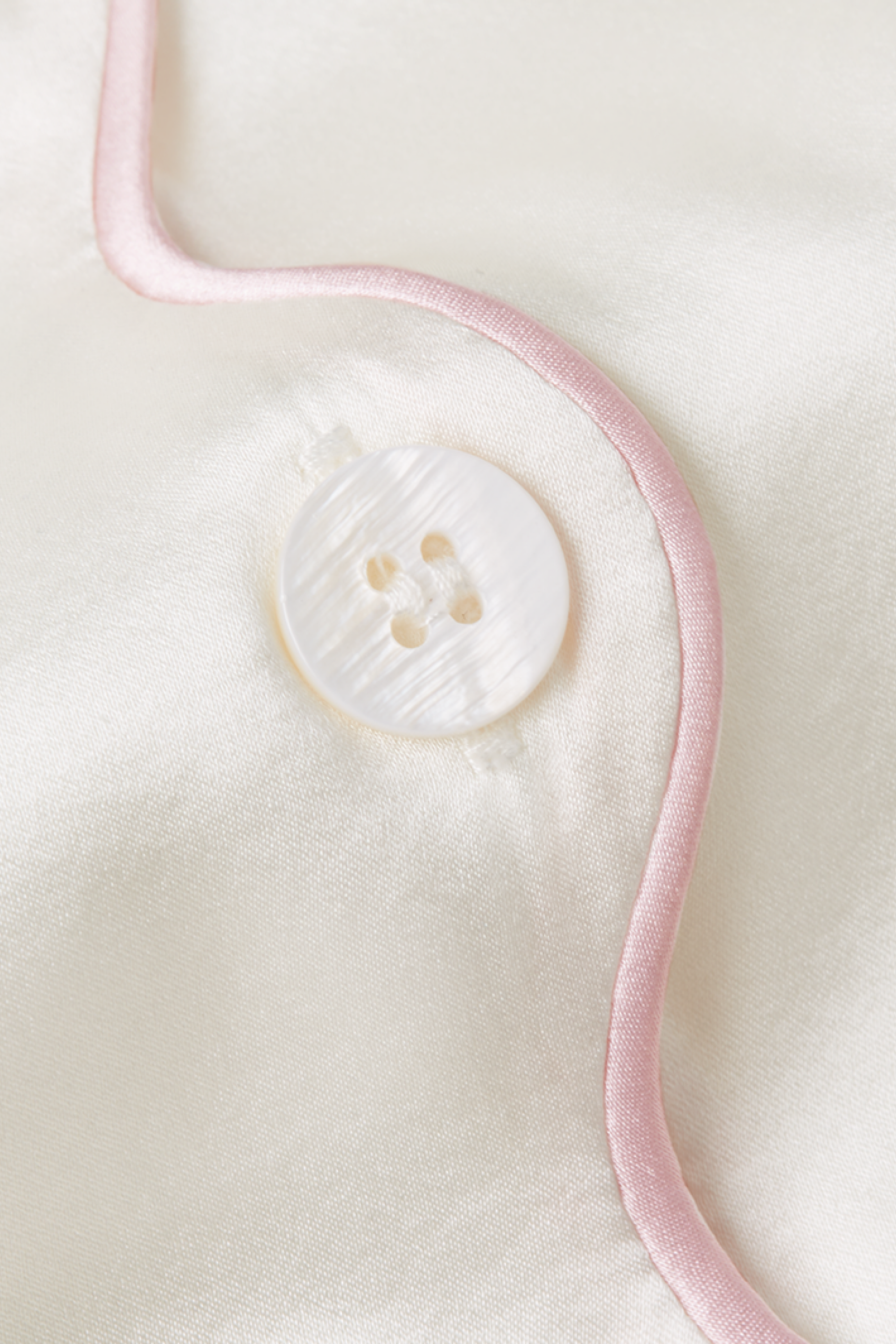 Scalloped Silk PJ Set