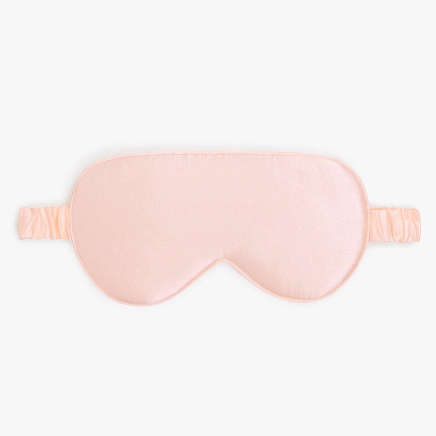 Premium Stretchable Silk Sleep Eye Mask from Dore & Rose in the color Pink