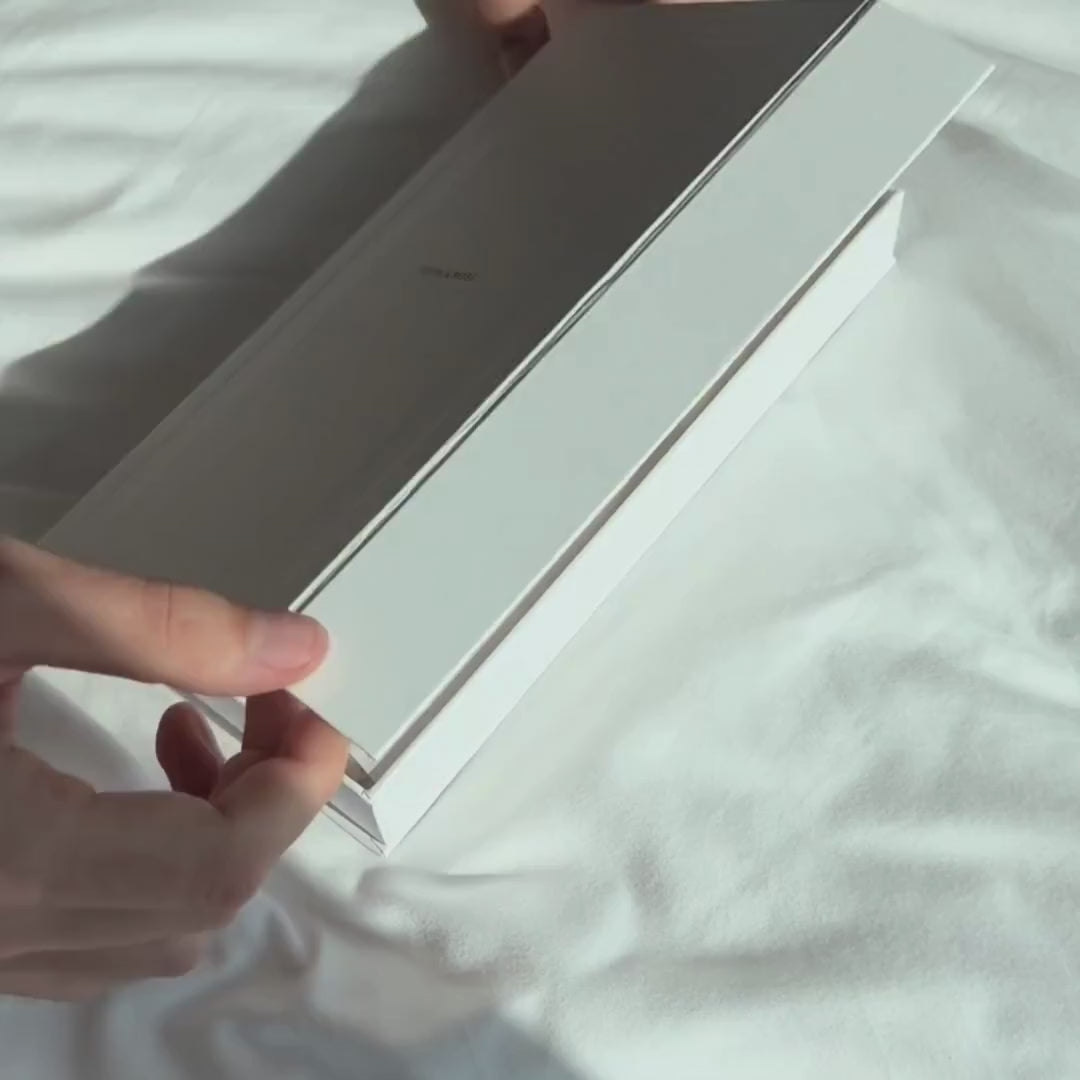 Unboxing video of the Dore and Rose Luxury Soft Silk Sleeping Eye Mask in the color Light Pink