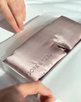 Unboxing video of the Dore and Rose Luxury Soft Silk Sleeping Eye Mask in the color Rose Pink