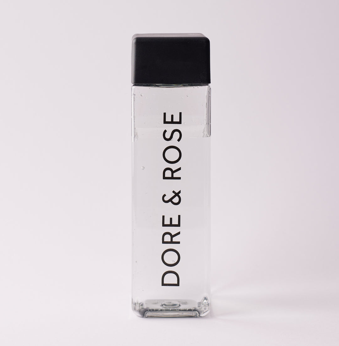 Chic Dore and Rose Square Water Bottle